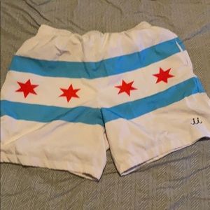 Chi Chi Sport Chicago Flag Shorts